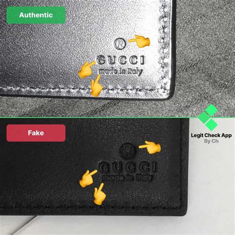 gucci wallet fake or real